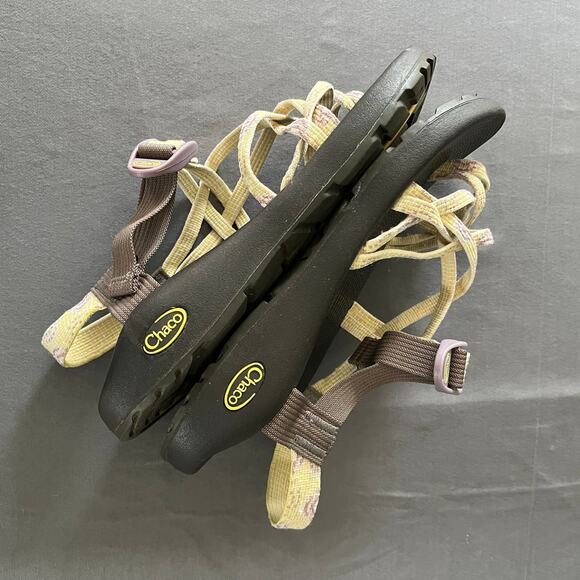 Chaco Women's ZCloud X2 Sport Sandals Braided - Size 9 - Yellow Multicolor - Picture 9 of 9